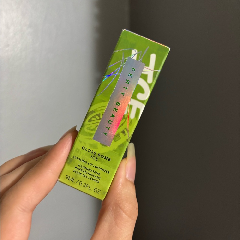 Fenty Beauty Gloss Bomb Ice in Green Packaging